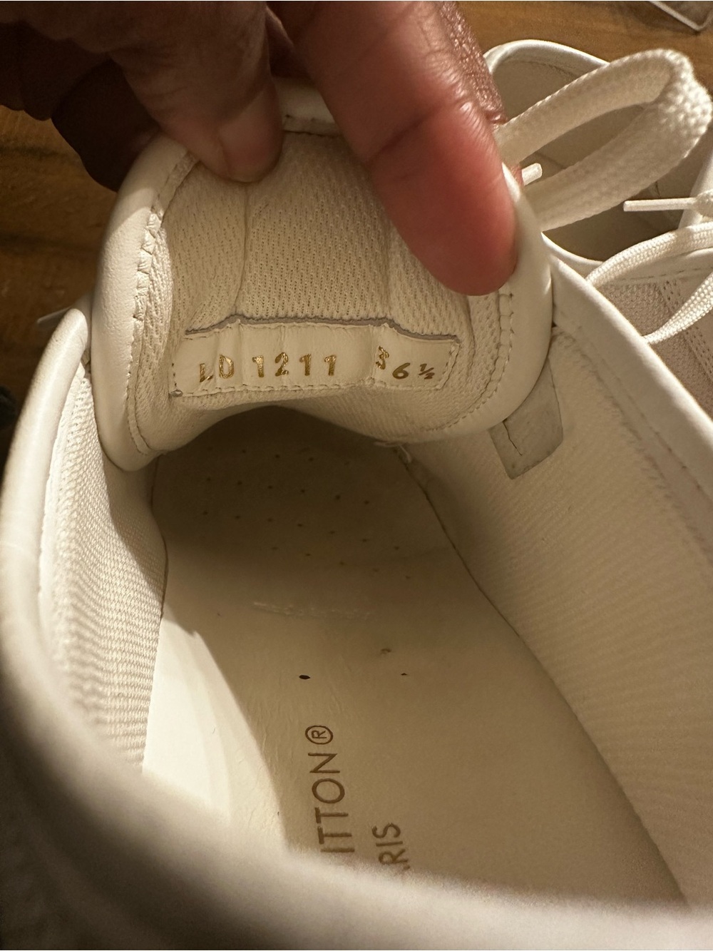 Louis Vuitton Squad Trainer Sneakers with Brown Monogram Heel Tab - Picture 7 of 7
